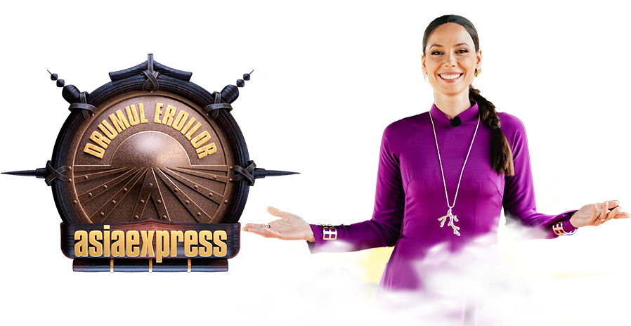 logo Asia Express si Irina Fodor